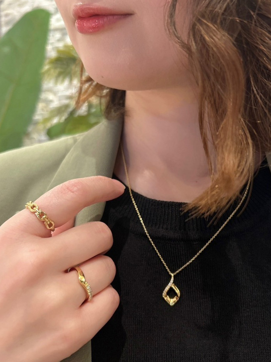 【ｈ＆ｄジュエリー】Yellow Gold Coordinate｜スタイリング・コーディネート