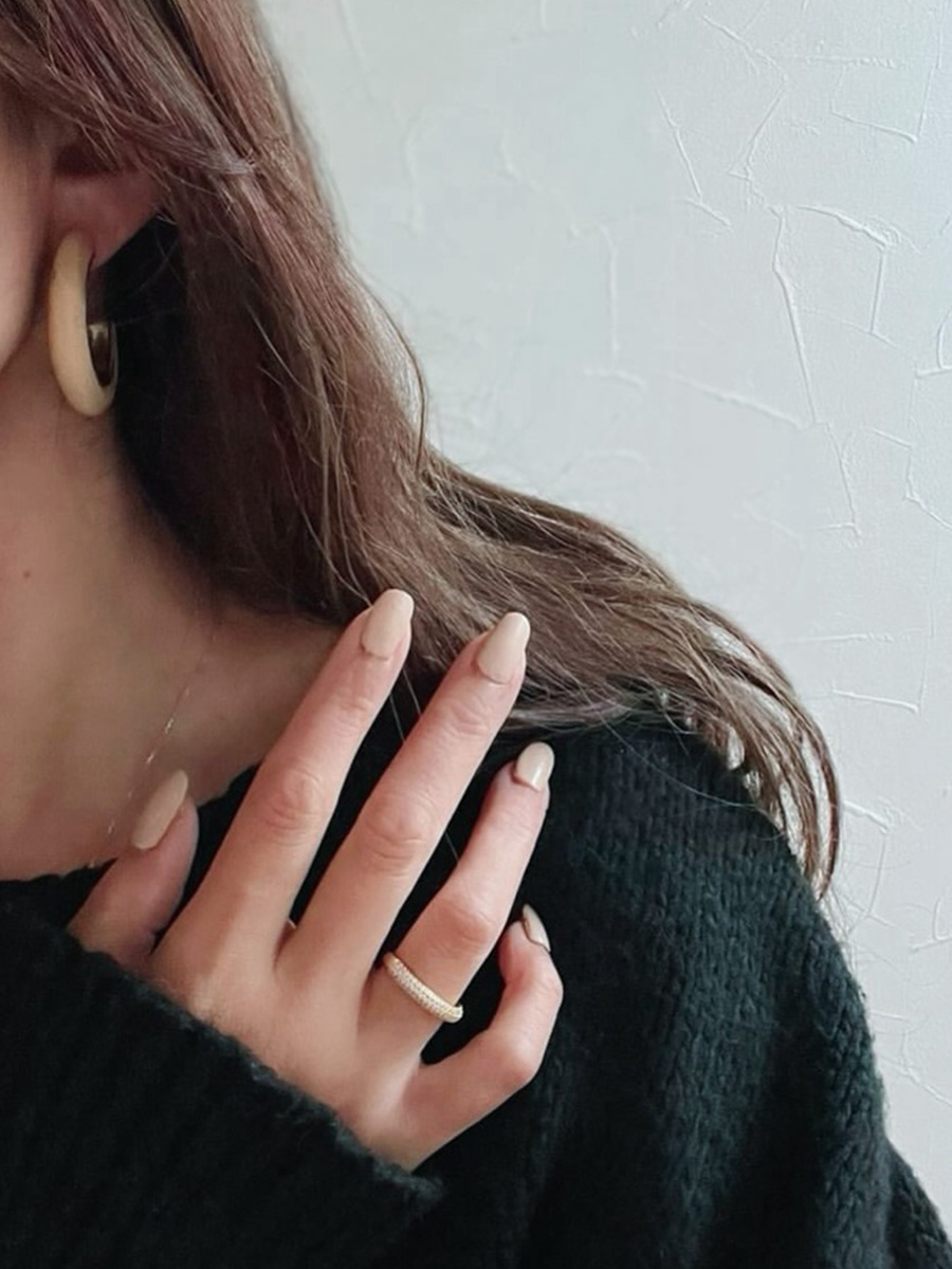 【ｈ＆ｄジュエリー】Pave Ring｜スタイリング・コーディネート
