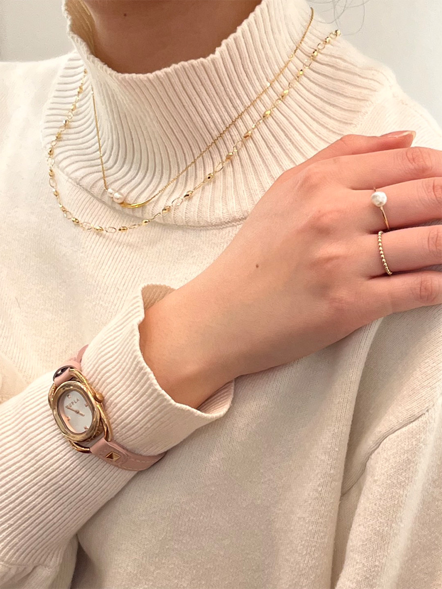 【ｈ＆ｄジュエリー】White × Pearl｜スタイリング・コーディネート