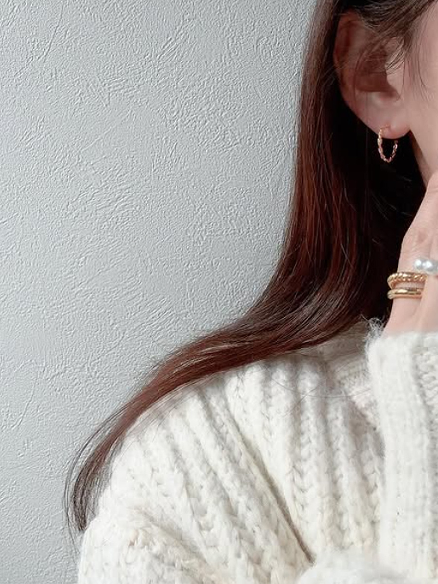 【ｈ＆ｄジュエリー】Chain Pierce｜スタイリング・コーディネート