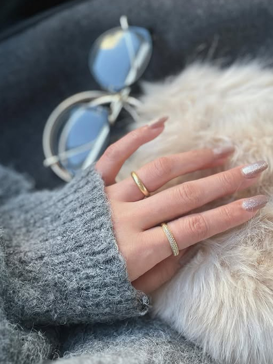 【ｈ＆ｄジュエリー】Pave Ring｜スタイリング・コーディネート