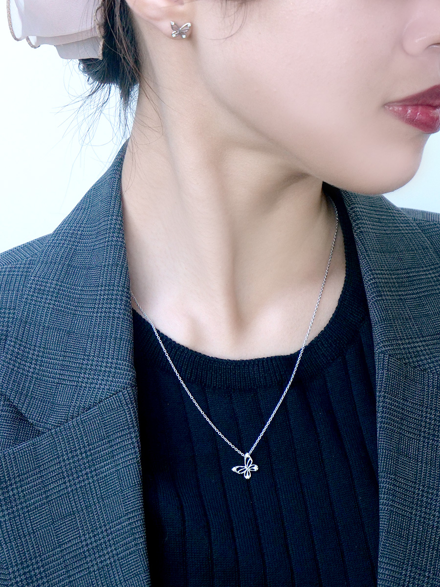 【ｈ＆ｄジュエリー】Silver Butterfly｜スタイリング・コーディネート
