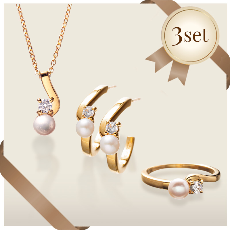 ｈ＆ｄジュエリー 2025 Autumn Special Set SWEET F 3点セット 着用ジュエリー